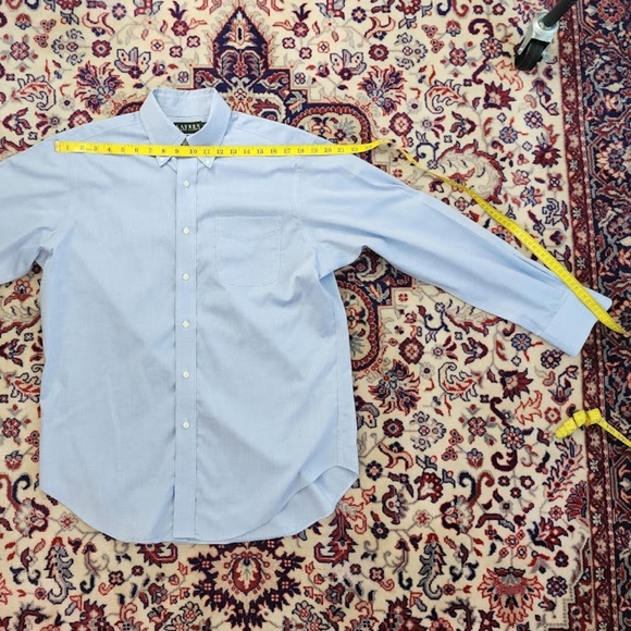 Ralph Lauren Men's Non-Iron Dress Shirt 15.5, 32/33 - Picture 4 of 9